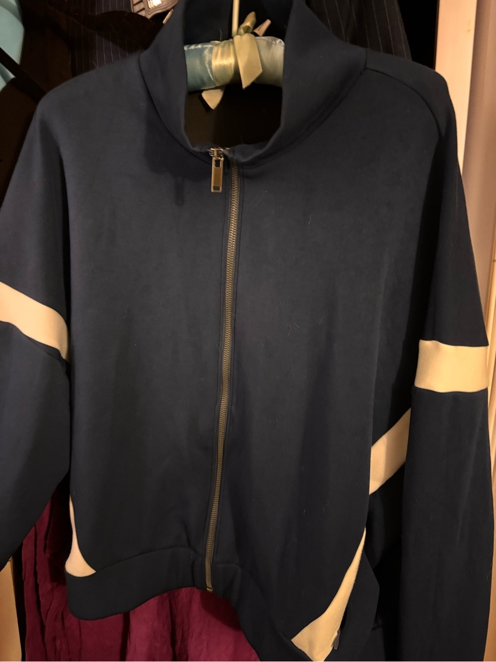 SPANX Navy Jacket Air Essentials XL